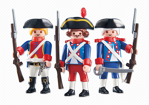 Playmobil 6436 French/Britisch Soldiers Soldaten für Piratenwelt NEU! 
