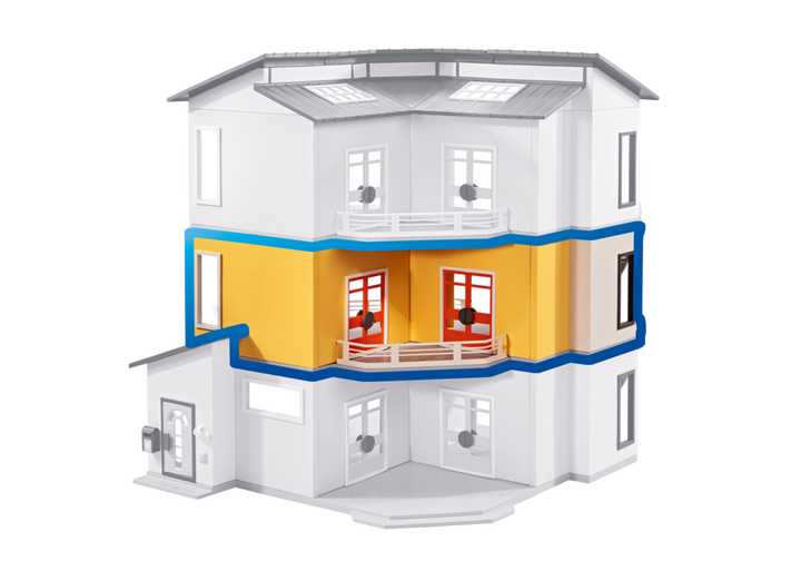 PLAYMOBIL Floor Extension for the Modern House (9266) (6554)