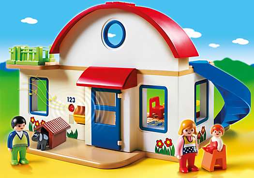 casa moderna playmobil 123