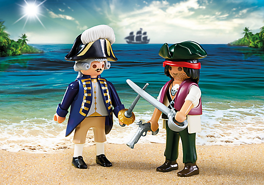 PLAYMOBIL Pirate and Soldier Duo Pack 6846