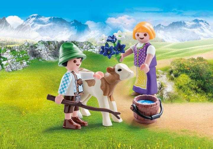 PLAYMOBIL Kinderen met kalf (70155)