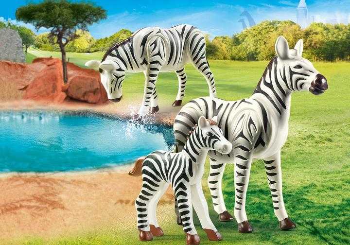 PLAYMOBIL 2 zebra's met baby (70356)