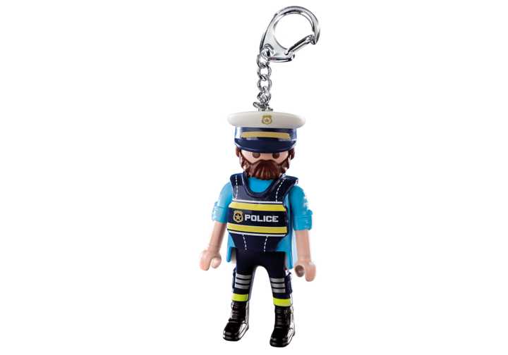 Playmobil Schlüsselanhänger Polizist neu sealed bag aus dem Jahr 2011 