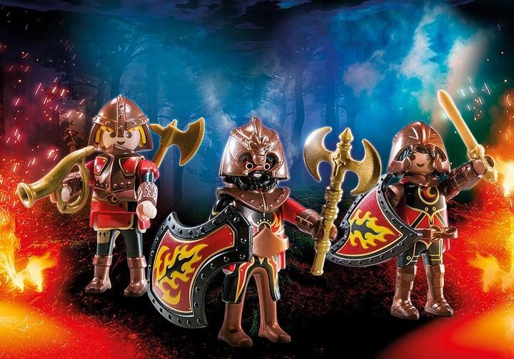 PLAYMOBIL 3 combattants Burnham Raiders (70672)