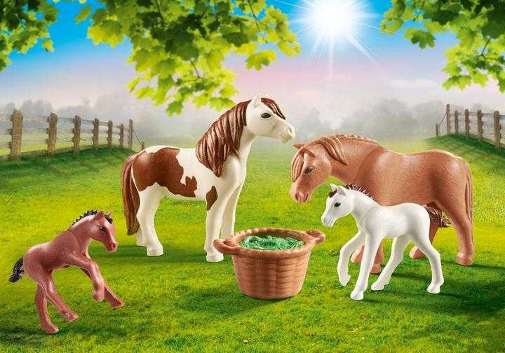 PLAYMOBIL Ponys mit Fohlen (70682)