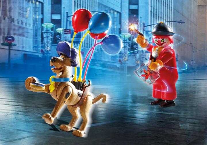PLAYMOBIL SCOOBY-DOO avec fantôme du clown (70710)