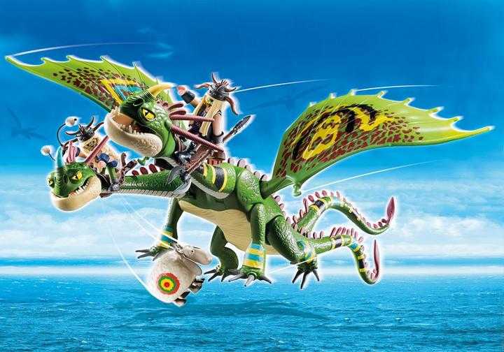 PLAYMOBIL Dragon Racing: Ruffnut and Tuffnut with Barf and Belch (70730)