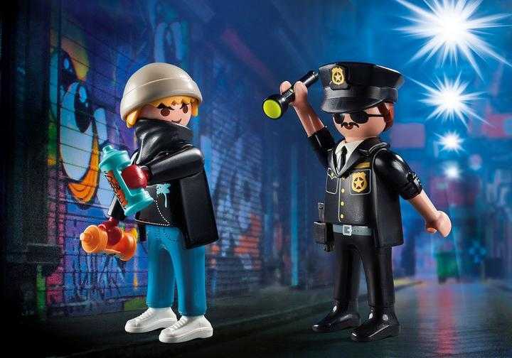 PLAYMOBIL DuoPack Policeman and Street Artist (70822)