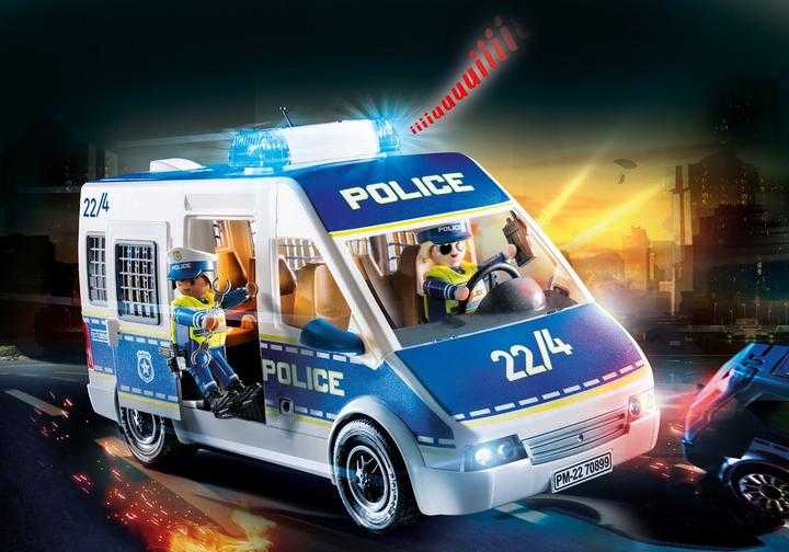 PLAYMOBIL Polizei-Mannschaftswagen mit Licht und Sound (70899)
