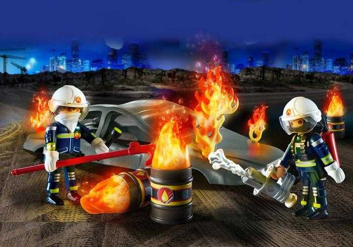PLAYMOBIL Starterpack brandweeroefeningen (70907)