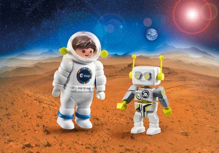 PLAYMOBIL DuoPack ESA Astronaut and ROBert (70991)