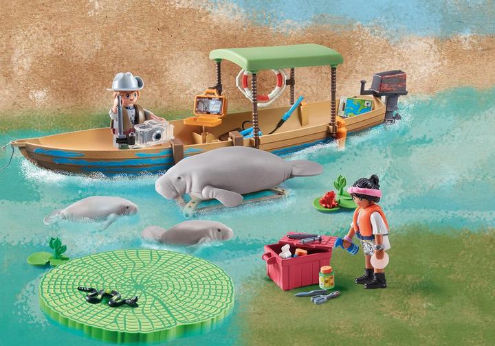 PLAYMOBIL Wiltopia - Boat Trip to the Manatees (71010)