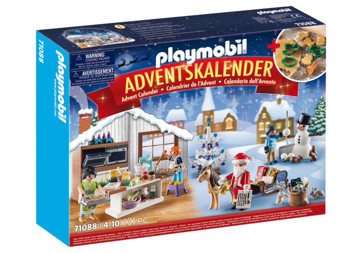 PLAYMOBIL Adventskalender - kerstkoekjes bakken (71088)