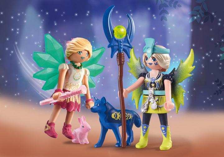 PLAYMOBIL Crystal- und Moon Fairy mit Seelentieren (71236)