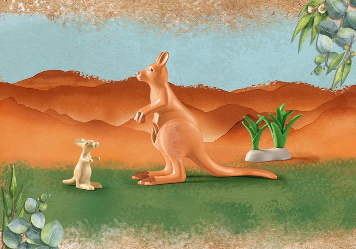 PLAYMOBIL Wiltopia - Kangaroo with Joey (71290)