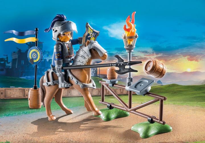 PLAYMOBIL Chevalier Novelmore et accessoires d'entrainement (71297)