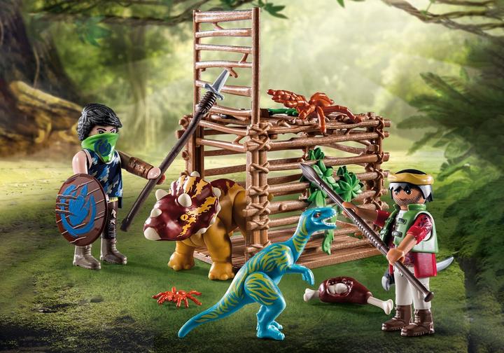 PLAYMOBIL Starter Pack Triceratops Release Team (71378)