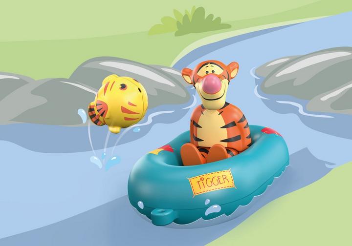 PLAYMOBIL 1.2.3 &amp; Disney: Tigger's rubber boat ride (71414)