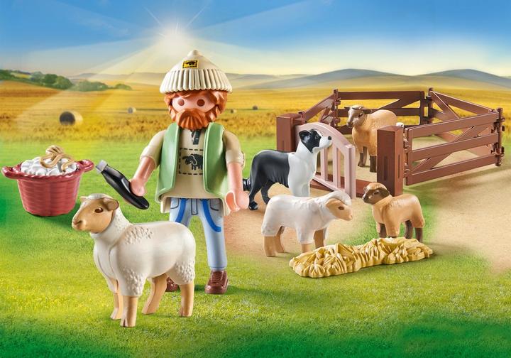 PLAYMOBIL Junger Schäfer mit Schafen (71444)