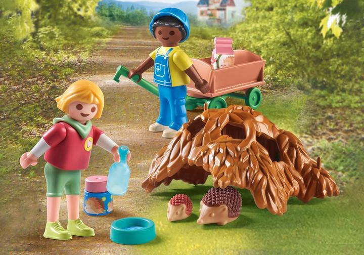 PLAYMOBIL Pflege der Igelfamilie (71512)