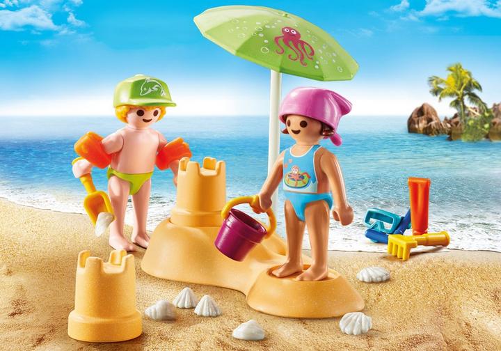 PLAYMOBIL Kids mit Sandburg (71581)