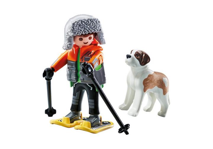 PLAYMOBIL Hiker with Saint Bernard (71741)