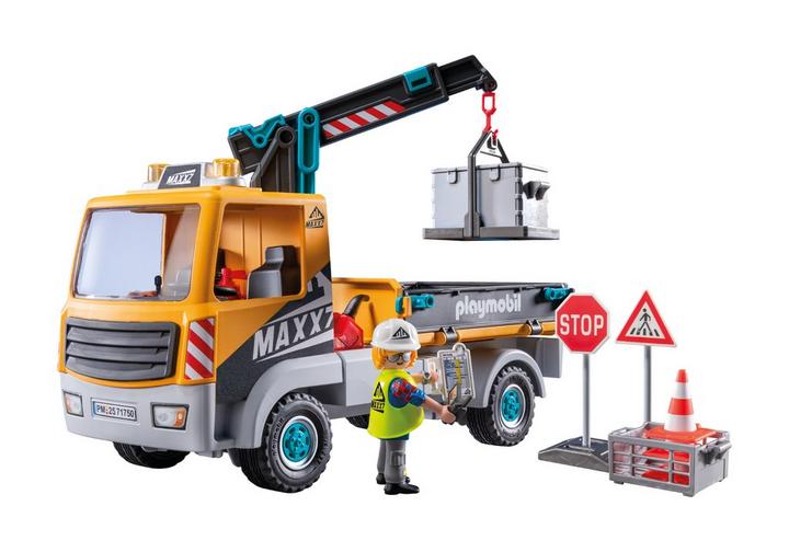 PLAYMOBIL Construction Truck with Crane (71750)