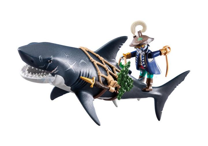 PLAYMOBIL Giant Shark with Pirate (71793)