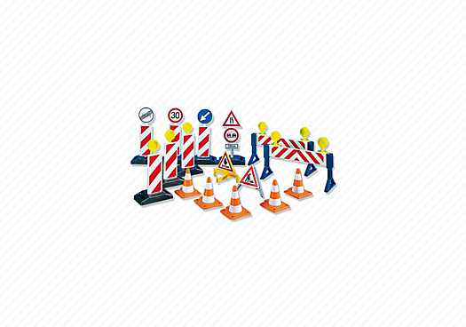 PLAYMOBIL Wegenbouw accessoires (7280)