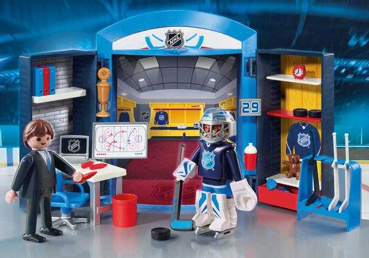 PLAYMOBIL NHL™ Locker Room Play Box (9176)