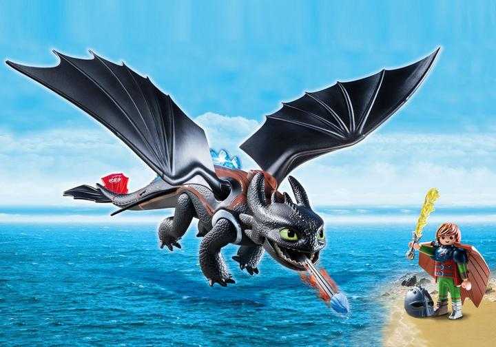 playmobil hiccup & toothless