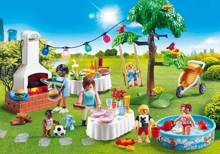 PLAYMOBIL Familiefeest met barbecue (9272)