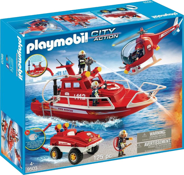 PLAYMOBIL Brandweerset met onderwatermotor (9503)