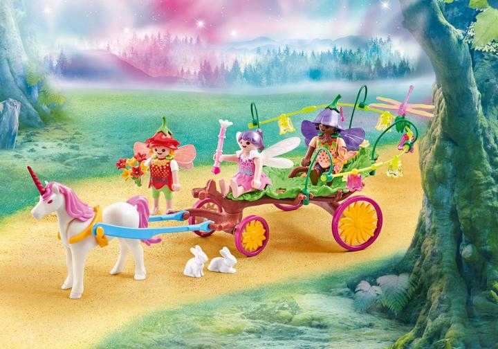 PLAYMOBIL Children Fairies with Unicorn Carriage (9823)