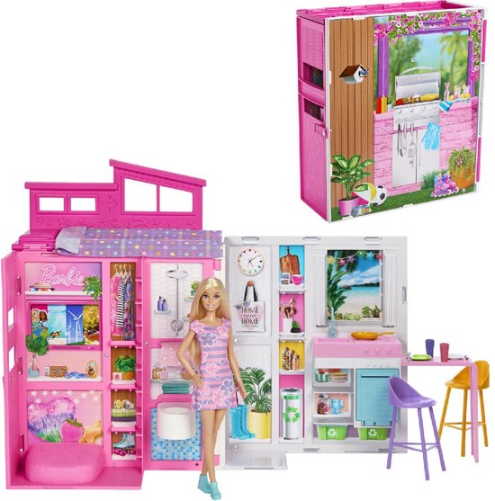 Barbie 65 jaar Vakantiehuis - Barbiepop - Poppenhuis (1003)