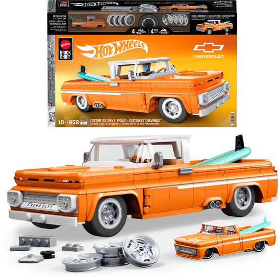Mattel Brick Shop Hot Wheels Custom '62 Chevy Pickup (1014)