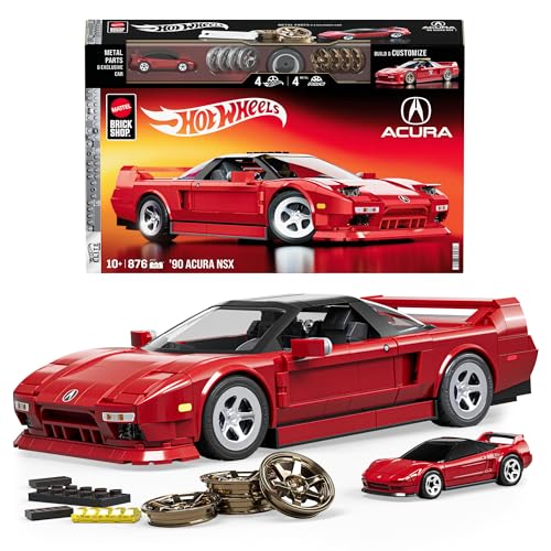 Mattel Brick Shop Hot Wheels '90 Acura NSX  (1015)