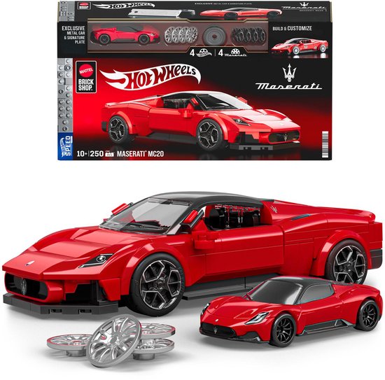 Mattel Brick Shop Hot Wheels Maserati MC20 (1016)