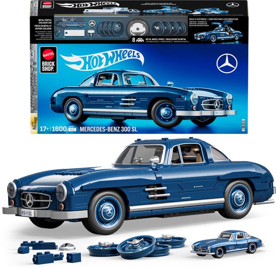 Mattel Brick Shop Hot Wheels Mercedes-Benz 300 SL (1017)