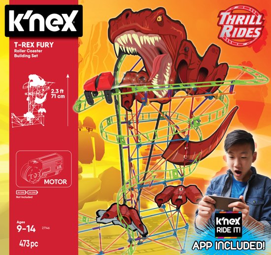 K'NEX Dino TRex Fury Achtbaan