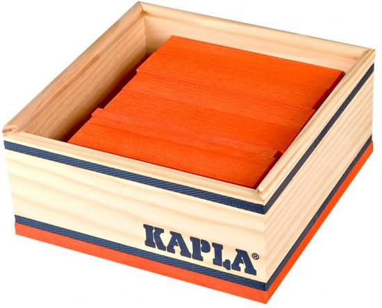 KAPLA Kleur - 40 Plankjes - Oranje