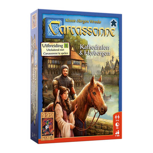 999 Games Carcassonne: Kathedralen &amp; Herbergen Uitbreidingsset