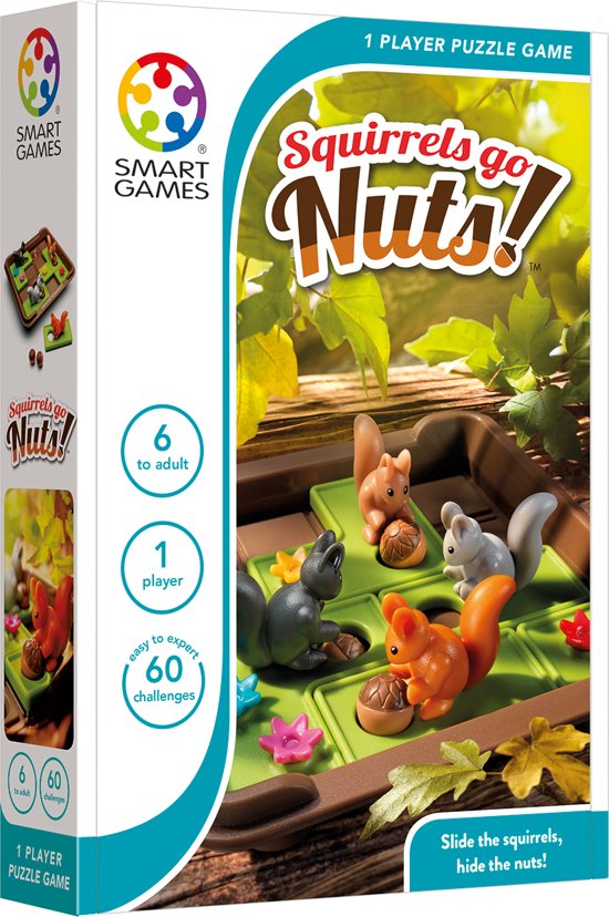 SmartGames Squirrels Go Nuts (60 opdrachten)