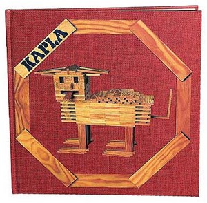 Kapla houten bouwplankjes boek rood vol. 1 (25)
