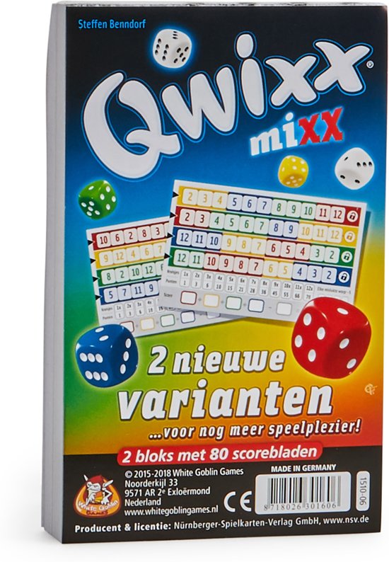 White Goblin Games Qwixx Mixx - Uitbreiding (367)