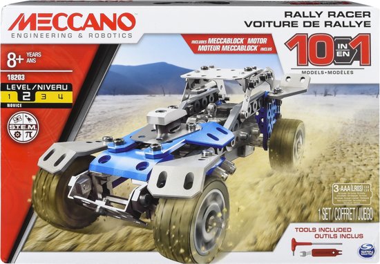 Meccano Trophy Truck Blauw (10in1) (512)