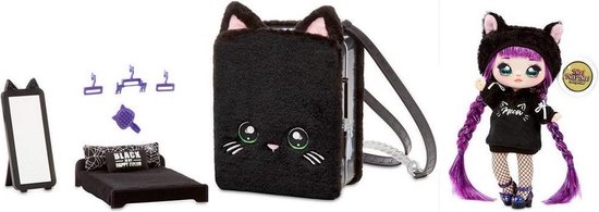 Na! Na! Na! Surprise 3-in-1 Backpack Bedroom Playset Tuesday Meow - Serie 1 (878)