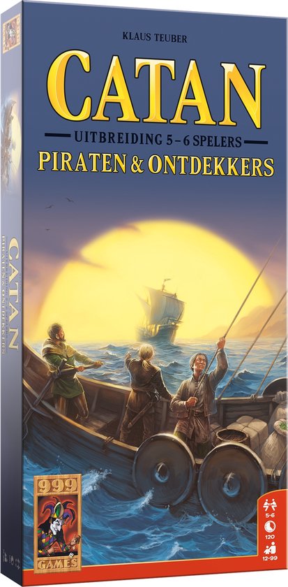 999 Games Catan: Uitbreiding Piraten &amp; Ontdekkers 5/6 spelers Bordspel (944)